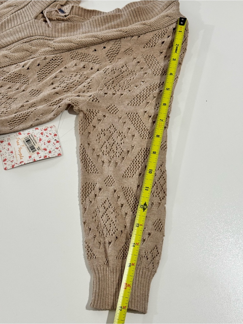 Free People Red Etnic Rose Sweater - Picture 8 of 10
